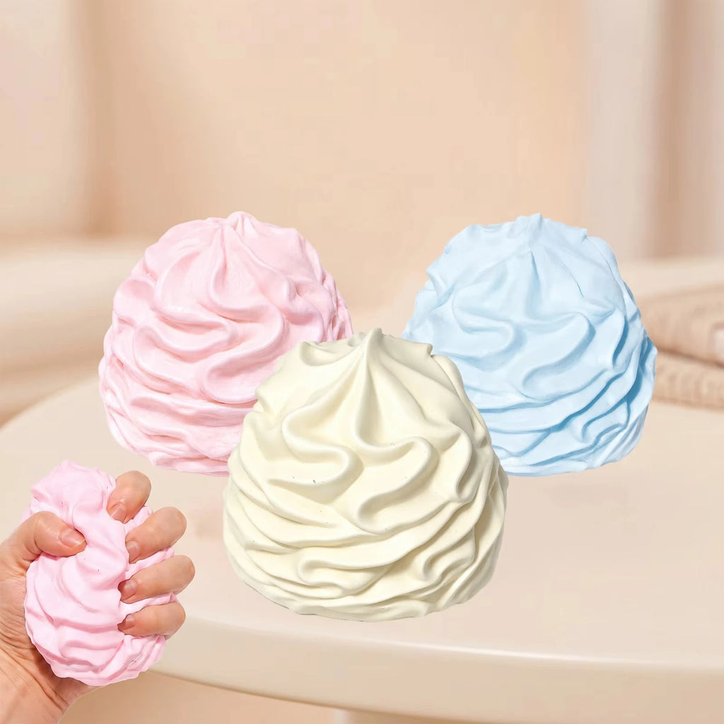 The Whip Squish – Slow-Rise Cream Sensory Fidget Toy
