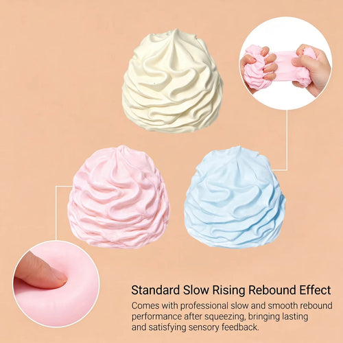 The Whip Squish – Slow-Rise Cream Sensory Fidget Toy